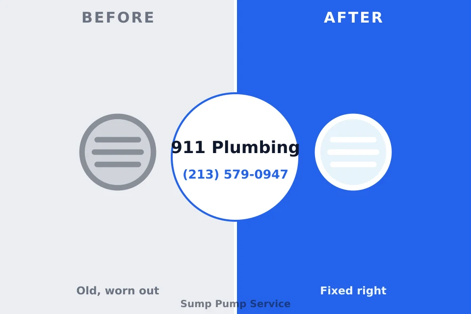 Before and after: plumbing repair Rosewood Heights, IL